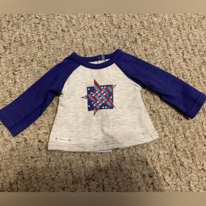 American Girl Long-sleeve Baseball Tee for Dolls — RETIRED